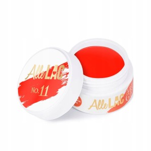 AlleLac Art Gel Nr 11 Pasta do zdobień HEMA/Di-HEMA Free kolor pomarańczowy 5g