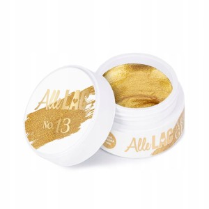 AlleLac Art Gel Nr 13 Pasta do zdobień HEMA/Di-HEMA Free kolor jasny złoty 5g