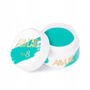 AlleLac Art Gel Nr 8 Pasta do zdobień HEMA/Di-HEMA Free kolor turkusowy 5g