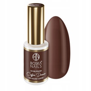Boska Nails Coffee Dream 573 Dip House Coffee Brązowy lakier hybrydowy 10ml