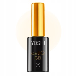 Yoshi AcryLIQ GEL No 2 Akrylożel w butelce UV LED do paznokci biały 10ml