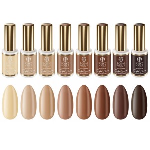 Boska Nails kolekcja Coffee Dream - zestaw 8 lakierów hybrydowych w odcieniach kawy