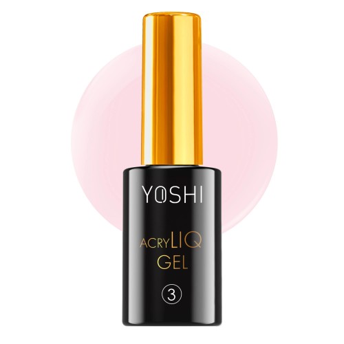 Yoshi AcryLIQ GEL No 3 Różowy Akrylożel w butelce UV LED do paznokci 10ml 01.jpg