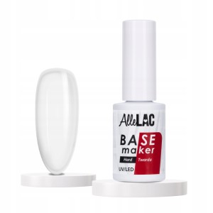 AlleLac Base Maker Hard Baza twarda budująca do lakierów hybrydowych HEMA/Di-HEMA Free Clear 5g