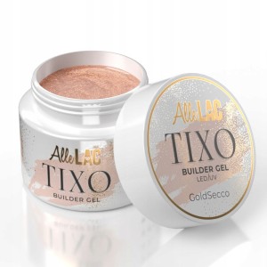 AlleLac Tixo Builder Gel GoldSecco Różowo złoty żel budujący z tiksotropią 45g