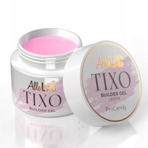 AlleLac Tixo Builder Gel ProCandy Różowy żel budujący z tiksotropią 45g