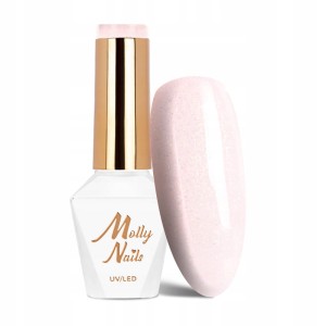 Molly Nails Madame French Nr 421 Parisienne Gel Polish HEMA/Di-HEMA Free Różowy lakier hybrydowy LED/UV 8g