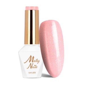 Molly Nails Madame French Nr 427 L'Amour Gel Polish HEMA/Di-HEMA Free Różowy lakier hybrydowy LED/UV 8g