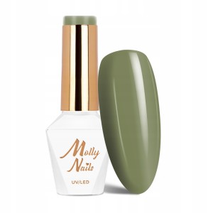 Molly Nails Pure Nature Nr 106 Pastel Glade Gel Polish HEMA/Di-HEMA Free Zielony lakier hybrydowy LED/UV 8g
