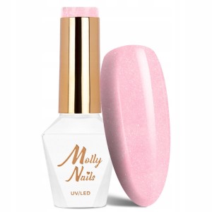 Molly Nails Wedding Yes, I Do 24 Delicate Princess Gel Polish HEMA/Di-HEMA Free Różowy lakier hybrydowy LED/UV 8g