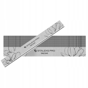 Staleks Expert NFE-20-180/240 Pilnik do paznokci mineralny prosty gradacja 180/240 50 sztuk