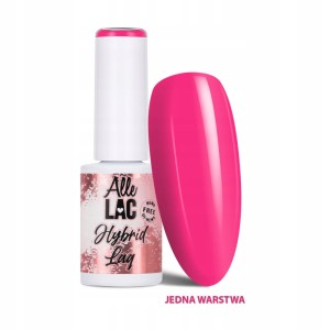 AlleLac Hybrid Lag Gel Polish Pinks Bloom Różowy lakier hybrydowy do paznokci HEMA/Di-HEMA Free 6g