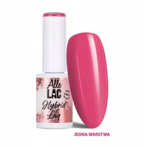 AlleLac Hybrid Lag Gel Polish Pinks Coral Różowy lakier hybrydowy do paznokci HEMA/Di-HEMA Free 6g
