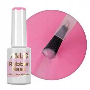 AlleLac Rubber Base 04 Pink Punch Baza kauczukowa do paznokci HEMA/Di-HEMA Free 7g
