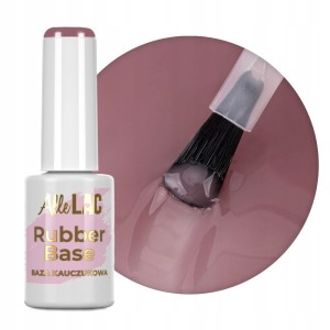 AlleLac Rubber Base 11 Mauve Mystery Baza kauczukowa do paznokci HEMA/Di-HEMA Free 7g