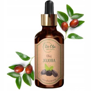 Bio Olja Olejek jojoba nierafinowany zimnotłoczony do twarzy reguluje sebum z pipetką 50ml