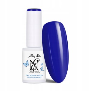 Molly Nails by Ewelina Staszak Talizman T1 Lapis lazuli Niebieski lakier hybrydowy LED/UV Gel Polish HEMA/Di-HEMA Free 8g