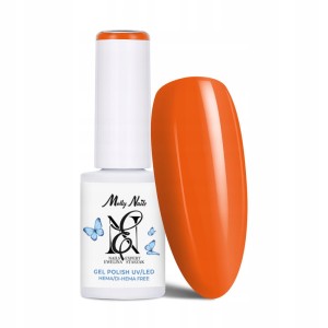 Molly Nails by Ewelina Staszak Talizman T6 Jaspis Pomarańczowy lakier hybrydowy LED/UV Gel Polish HEMA/Di-HEMA Free 8g