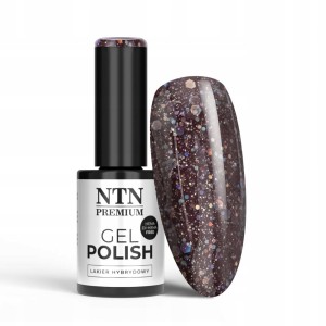NTN Premium Limited Edition 531 Browns Brązowy brokatowy lakier hybrydowy HEMA/Di-HEMA Free LED/UV Gel Polish 5g