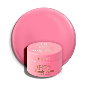 Boska Nails My Gel 275 Candy Beam Różowy budujący żel UV do paznokci 15ml