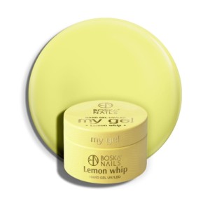 Boska Nails My Gel 270 Lemon Whip Żółty budujący żel UV do paznokci 15ml