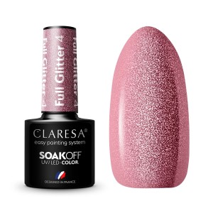 Claresa Lakier hybrydowy FULL GLITTER 4 5g