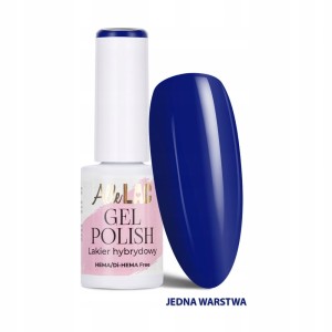 AlleLac Gel Polish Blues BL7 Moonlight Niebieski lakier hybrydowy do paznokci HEMA/Di-HEMA Free 6g