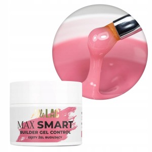 AlleLac Max Smart Builder Gel Control Deep Rose Różowy żel budujący gęsty 45g