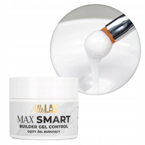 AlleLac Max Smart Builder Gel Control French White Biały żel budujący gęsty 45g