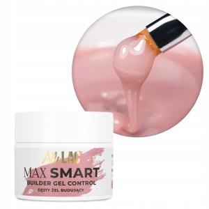 AlleLac Max Smart Builder Gel Control Perfect Nude Beżowy żel budujący gęsty 45g