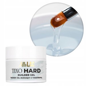 AlleLac Tixo Hard Builder Gel Clear Przezroczysty żel budujący twardy z tiksotropią 45g