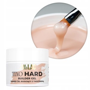 AlleLac Tixo Hard Builder Gel Light Nude Beżowy żel budujący twardy z tiksotropią 45g