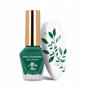Molly Nails Pro Stamping Nr 12 Green Lakier do stempli blaszek wzorków zielony 10ml