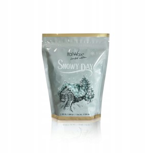 ItalWax Snowy Day Limited Edition Zimowy wosk do depilacji brazylijskiej z zapachem świeżości 500g