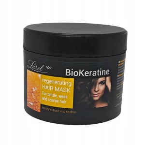 Larel Bio Keratine Maska regenerująca do włosów z miodem i keratyną 300ml