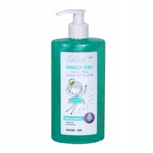 Larel Sparkly Girl Candy Floss Żel pod prysznic dla dziewczynek odżywczy wata cukrowa 300ml