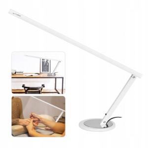 ActiveShop Lampa kosmetyczna z aluminium na biurko slim LED 8,4W biała