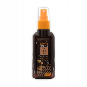 MadiS Aloha Tropic Dry Oil SPF6 Suchy olejek arganowy do opalania głęboka opalenizna 100ml / 40447 WYPRZEDAŻ OUTLET