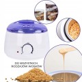 Zestaw do depilacji podgrzewacz 4x100g wosk twardy ItalWax eco szpatułki olejek 03.jpg