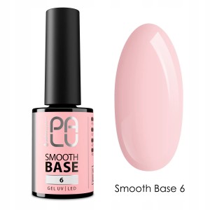 Palu Smooth Base 6 Różowa kryjąca baza hybrydowa samopoziomująca 11g
