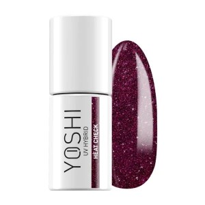Yoshi Cat Eye Fireline 262 Heat Check HEMA/Di-HEMA Free Malinowy magnetyczny lakier hybrydowy z efektem kociego oka 6ml