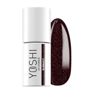 Yoshi Cat Eye Fireline 263 Burnout HEMA/Di-HEMA Free Bordowy magnetyczny lakier hybrydowy z efektem kociego oka 6ml
