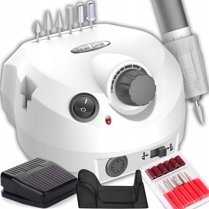 Frezarka do manicure i pedicure RETOO U037-1 65W biała + zestaw frezów