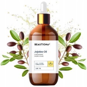 Beautiona Nawilżający naturalny Olej Jojoba reguluje sebum regeneruje skórę zmarszczki i trądzik 100ml