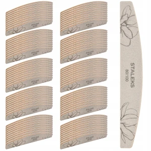 Pilnik mineralny jednorazowy łódka Staleks Expert NFE-40 80/100 zestaw 100 sztuk