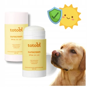 Totobi krem przeciwsłoneczny SPF 44 w sztyfcie – pierwszy na rynku psim filtr mineralny dla psa i kota 2 x 25 ml