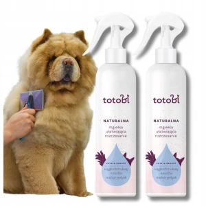 Totobi naturalna mgiełka do rozczesywania sierści psa i kota 2 x 300 ml