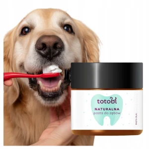 Totobi pasta do zębów psa i kota naturalna bez fluoru kokos mięta masło shea 50 ml