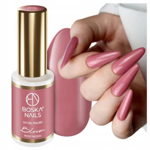 Boska Nails Lakier Hybrydowy 586 Rosy Mood Wiosenny Róż Bloom 6ml