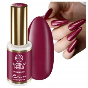 Boska Nails Lakier Hybrydowy 588 Berry Dahlia Wiosenny Fiolet Bloom 6ml